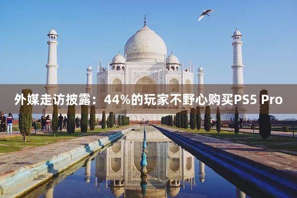 外媒走访披露：44%的玩家不野心购买PS5 Pro