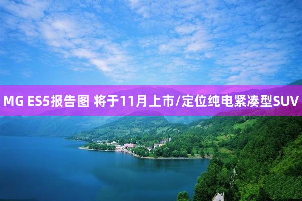 MG ES5报告图 将于11月上市/定位纯电紧凑型SUV